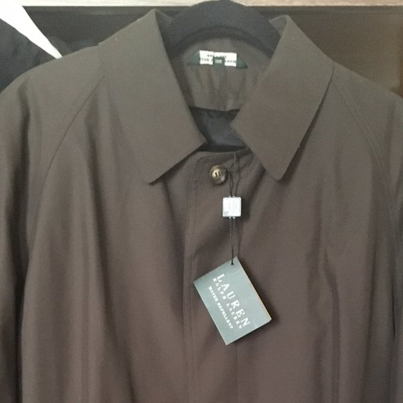 NWT Mens Ralph Lauren Classic Rain/Trench Coat Size 38R - Picture 2 of 6